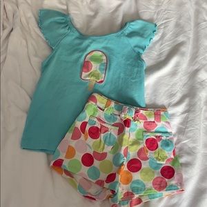 Gymboree Girl’s Shorts and Top